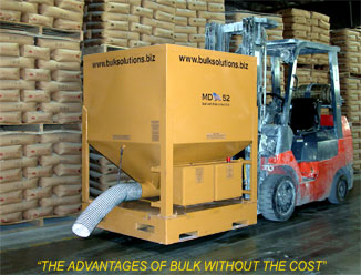 Bulk feeder by Bulk Solutions, Inc.